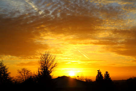 Morning Sunrise view in Dijon, Franceの写真素材