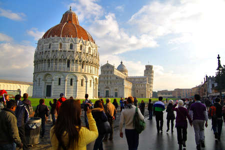 The Piazza del Duomoのeditorial素材