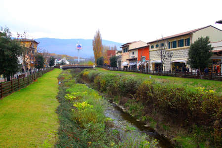 Barberino, a designer factory outlet in Florenceのeditorial素材
