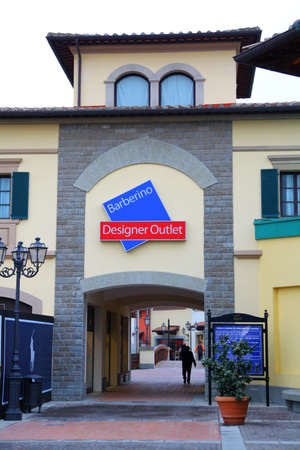 Barberino, a designer factory outlet in Florenceのeditorial素材