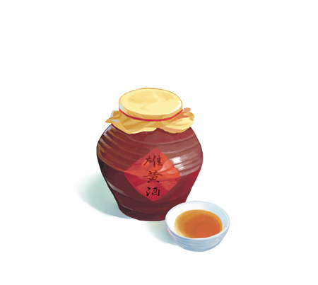 chinese rice wineの写真素材