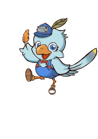 illustration of birdの写真素材