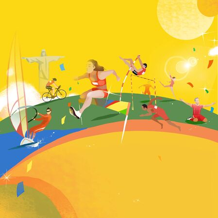 sports activitiesの写真素材