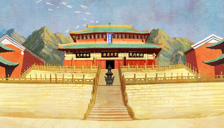 Wudang Mountain Templeのeditorial素材