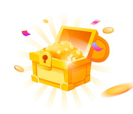 Treasure chestのイラスト素材