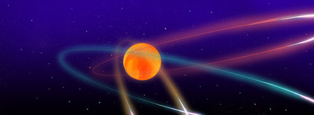 Planet at the galaxy