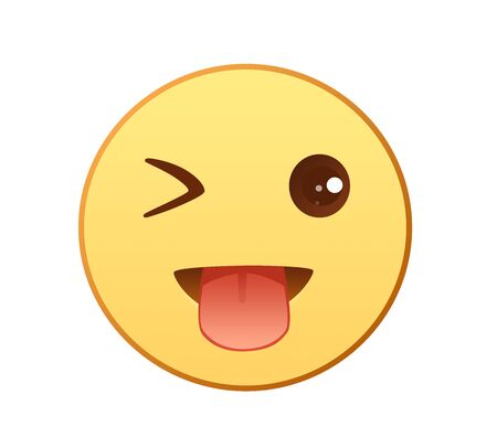 Naughty emotion iconのイラスト素材