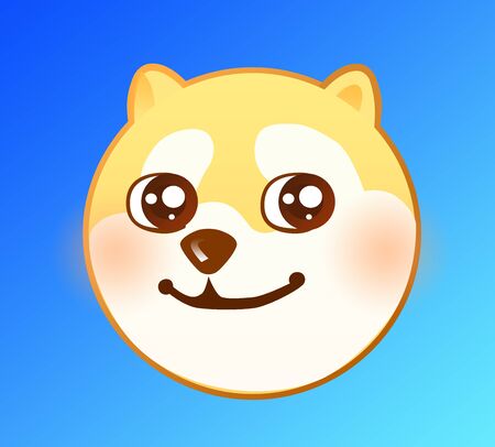 Dog emotion iconのイラスト素材