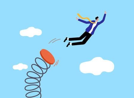 Career advancement concept designのイラスト素材