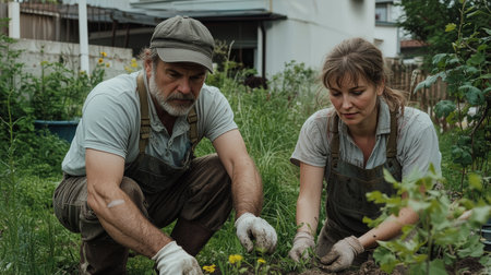 Organic Gardening Pair Planting Togetherの素材