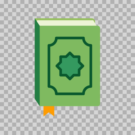 illustration of the holy quran book book. Islamic icons can be used for the month of Ramadan, Eid and Eid Al-Adha. for logo, website and poster designs. vectorのイラスト素材