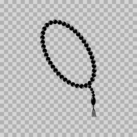 prayer beads illustration. Islamic icons can be used for the month of Ramadan, Eid and Eid Al-Adha. for logo, website and poster designs. vectorのイラスト素材