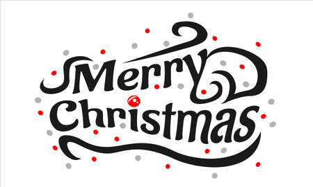 Merry Christmas typography designs for banners, backgrounds, business cards, greeting cards, stickers, brochures and all your advertising needs. files in eps format.のイラスト素材