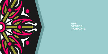 vector mandala design, for your various types of advertising needs, suitable for business card designs, banners, websites, etc. high resolution EPS file formatのイラスト素材