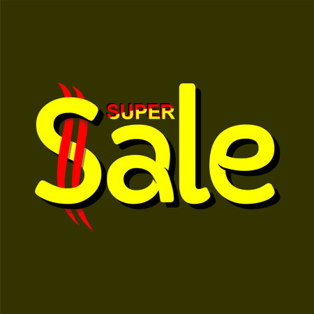 Sale banner template design, Big sale special offer up to 80% off. Vector illustration.のイラスト素材