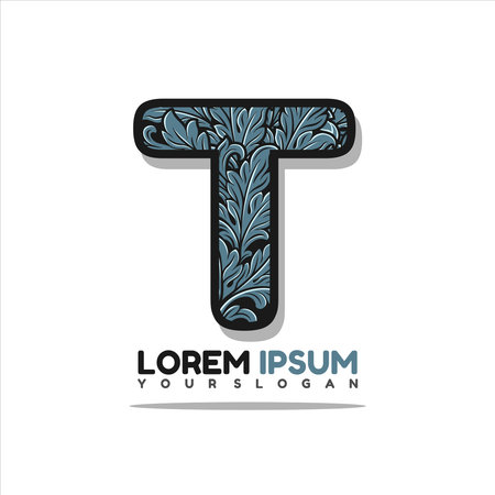 Letter T logo icon design template elements for your application or corporate identity.のイラスト素材