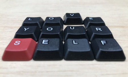 Keyboard keys with the word yes on it. Selective focus.