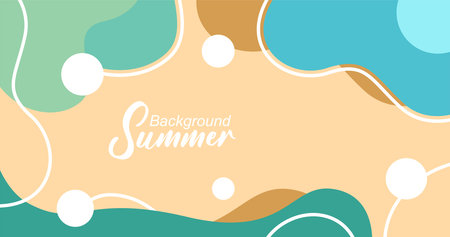Abstract background with liquid shapes. Vector illustration for your graphic design.