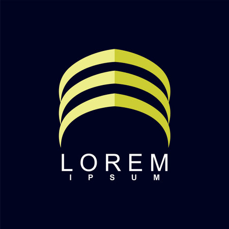 Abstract logo design template. Business corporate sign. Suitable for any purpose.のイラスト素材