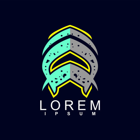 S letter logo with modern concept and blue yellow color for your companyのイラスト素材