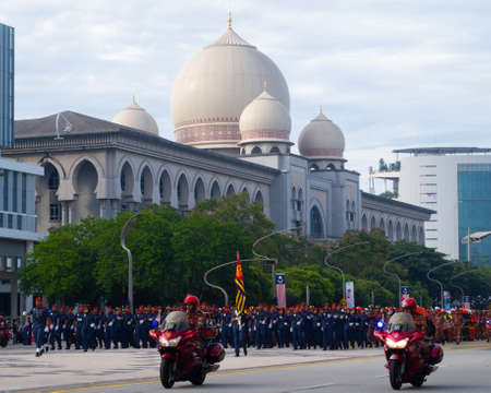 Malaysia's 61st Independence Day Full Rehearsal at Putrajaya, Malaysiaのeditorial素材