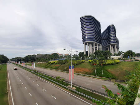 The Headquarters office of The Malaysian Anti-Corruption Commission (MACC) at Putrajayaのeditorial素材