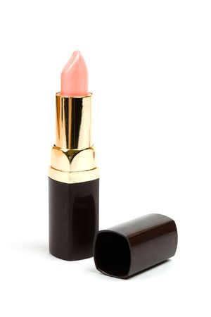 Lipstick on isolated white backgroundの写真素材