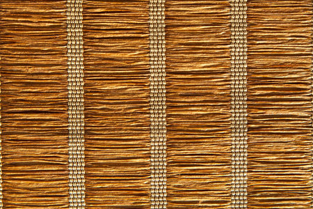 Brown jute placemat; jute background