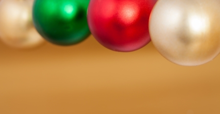 New year toy ballsの写真素材