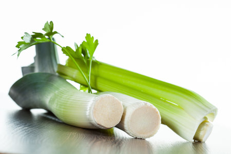 Leek and parsley - healthy summer food