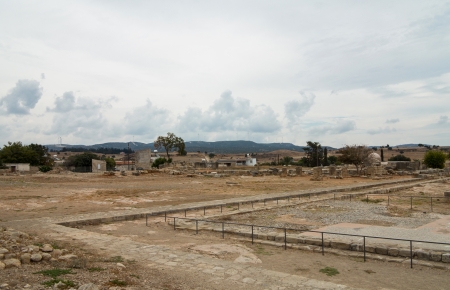 Ruins of ancient Kourion, Cyprusの写真素材