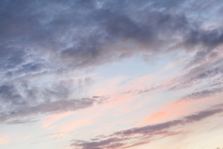 Beautiful sky at sunset