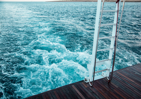 During the sea voyage to Protaras, Cyprusの写真素材