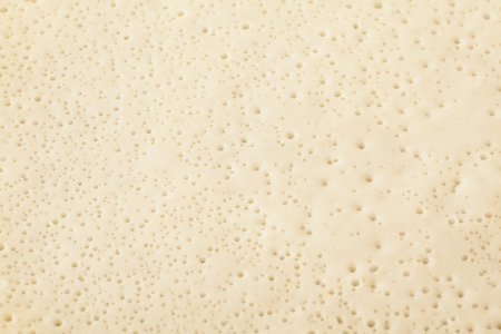 Thin layer of dough, macro shotの写真素材