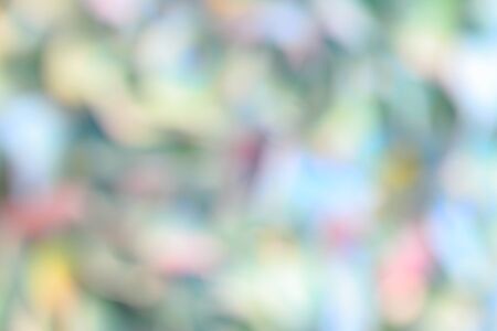 Blurred abstract background: beautiful blossoming tender blue and purple hydrangea flowers texture, close-up viewの写真素材