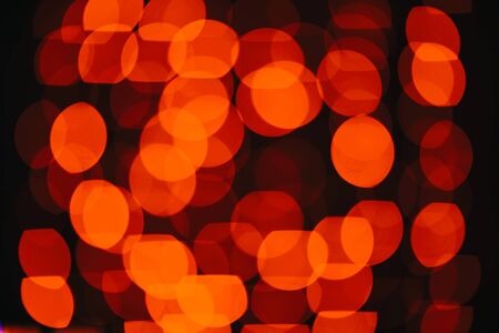Defocused of blurred lush lava bokeh circle lightの写真素材
