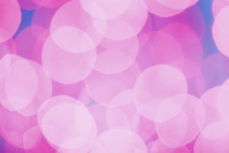 Gentle bokeh blue and purple defocused lightsの写真素材