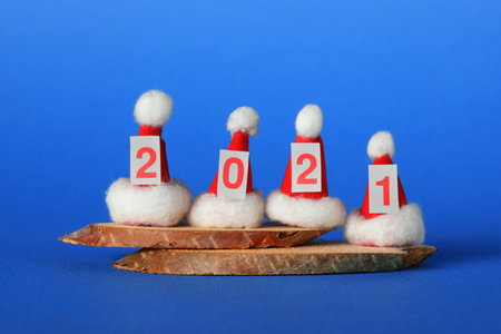 New Year 2021 still lifeの写真素材