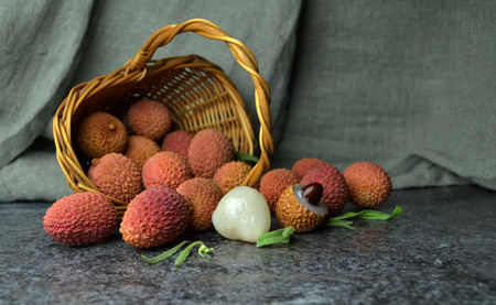 litchee fruitsの写真素材