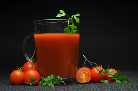 Tomato smoothieの写真素材