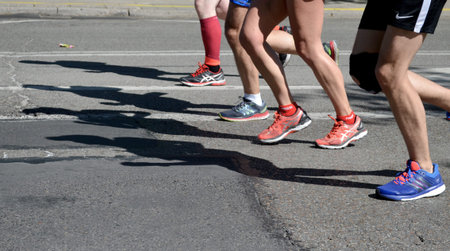 Warsaw, Poland, april, 22,2018 Orlen Warsaw marathon