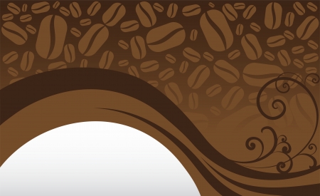Coffee Bean Backgroundのイラスト素材