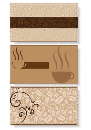 Coffee Business Cardのイラスト素材