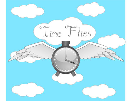 Time Fliesのイラスト素材