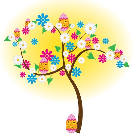 Easter Treeのイラスト素材