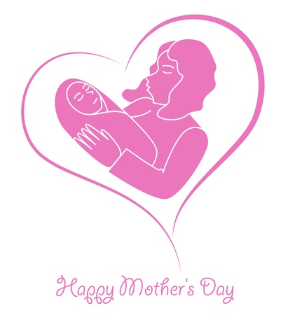 Mother s Day Heartのイラスト素材