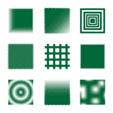 Halftone Squaresのイラスト素材