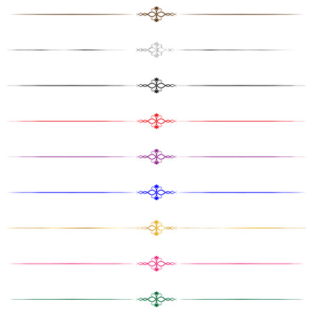 Flourish Bordersのイラスト素材