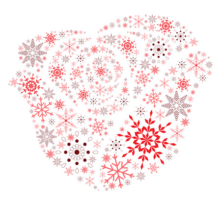 Snow Flake Roseのイラスト素材