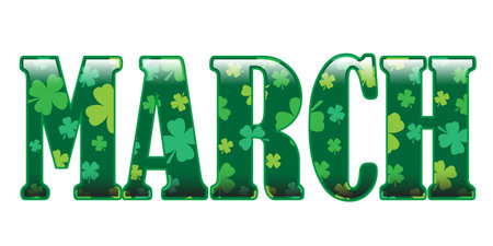 The Month of Marchのイラスト素材